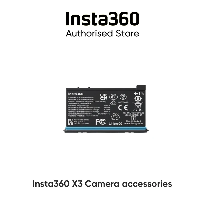 عدسة أصلية Insta 360 LINK2 2C ملحقات الكاميرا 1800mAh X4 360 ZV E10 كاميرا مقاومة للماء OM6 مقبض التدفق كاميرا Gimbal Pocket3