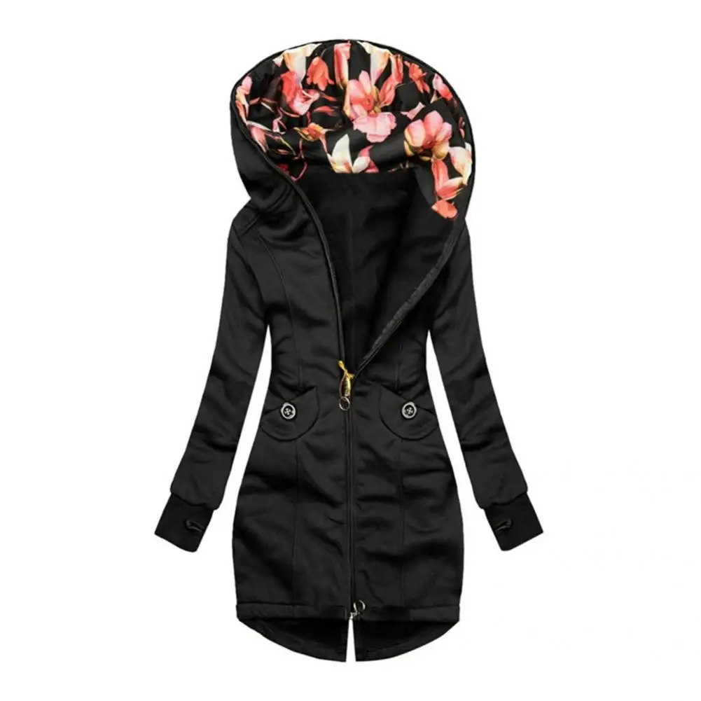 

Winter Jacket Leisure Winter Coat Printed All Match Great Quick Dry Lady Coat