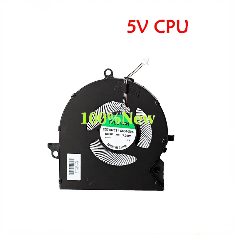 CPU GPU Cooling Fan For HP OMEN 16-B 16-C TPN-Q265 Q267 M75487-001 M75488-001 M75483-001 M75485-001 Fan