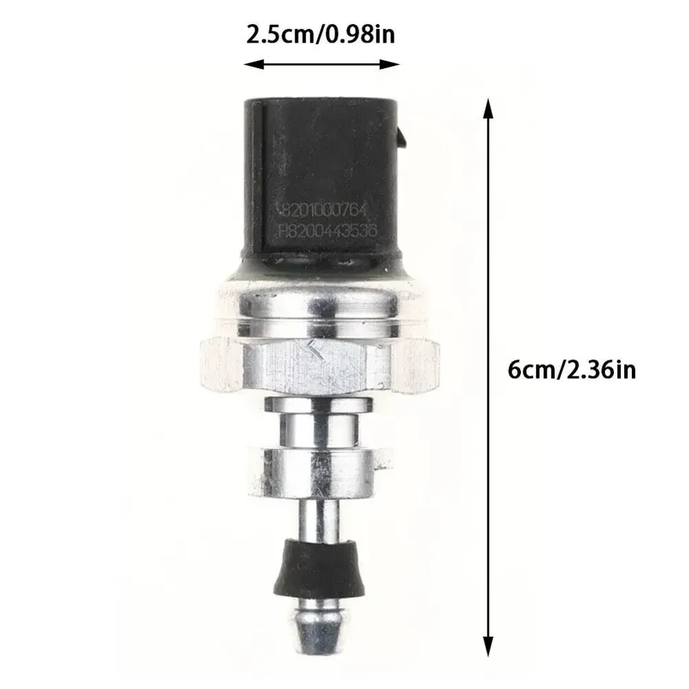 3 Pins Air Pressure Sensor For Nissan 1.5 1.6 2.0 2.3 DCi6.6L 51CP05-03 8201000764 Black H8200443536 Silver Tone