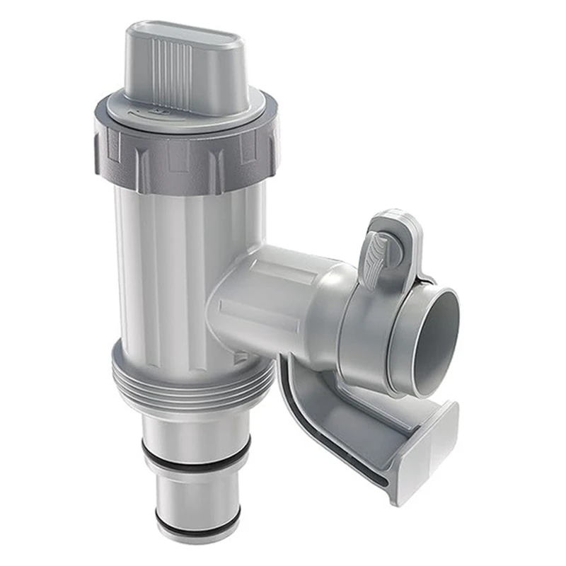 ABUP-Pool Hose Adapter, Pool Hose Holder And Plunger Valve, Pool Replacement Parts For Above Ground Pools