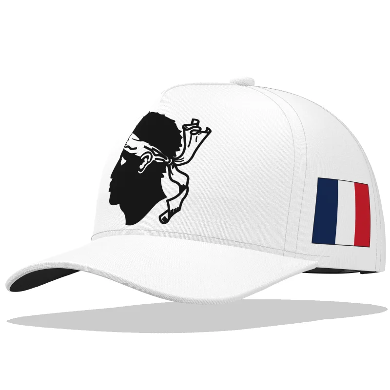 

Corsica Baseball Cap Fashion Custom Made Name Number Logo Corse France Flag Fr Driver Dad Hip Hop Mesh Breathable Travel Sun Hat