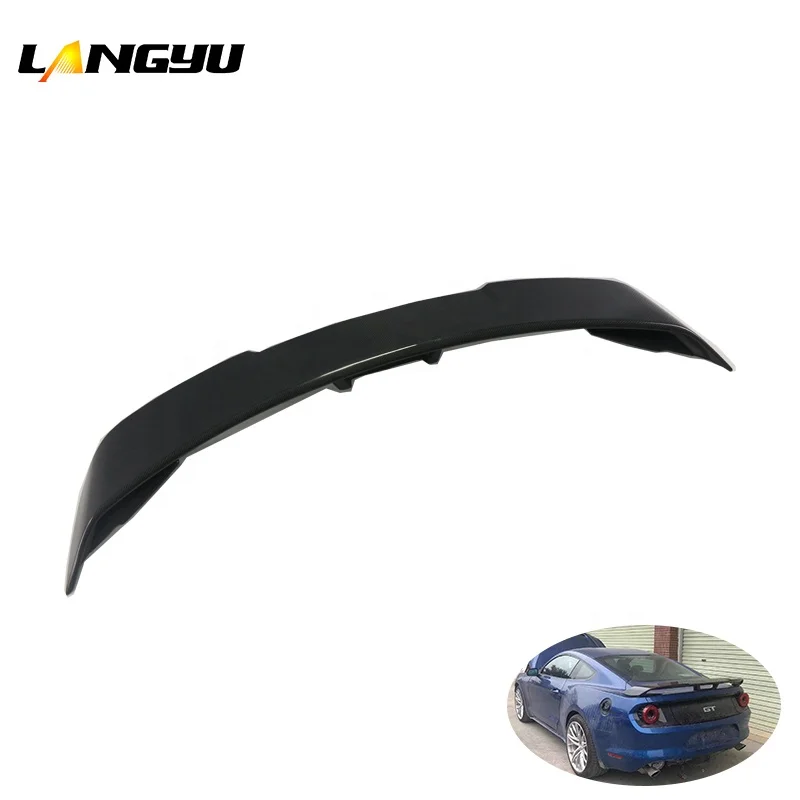 

For car exterior accessories mustang GT carbon fiber rear spoiler