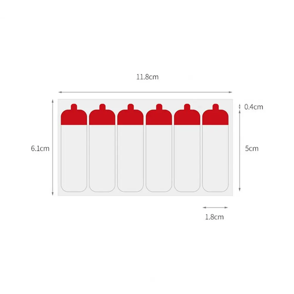 Fita transparente dupla face, sem marcação, adesão forte, cola Nano Traceless, fitas duplas, 120pcs