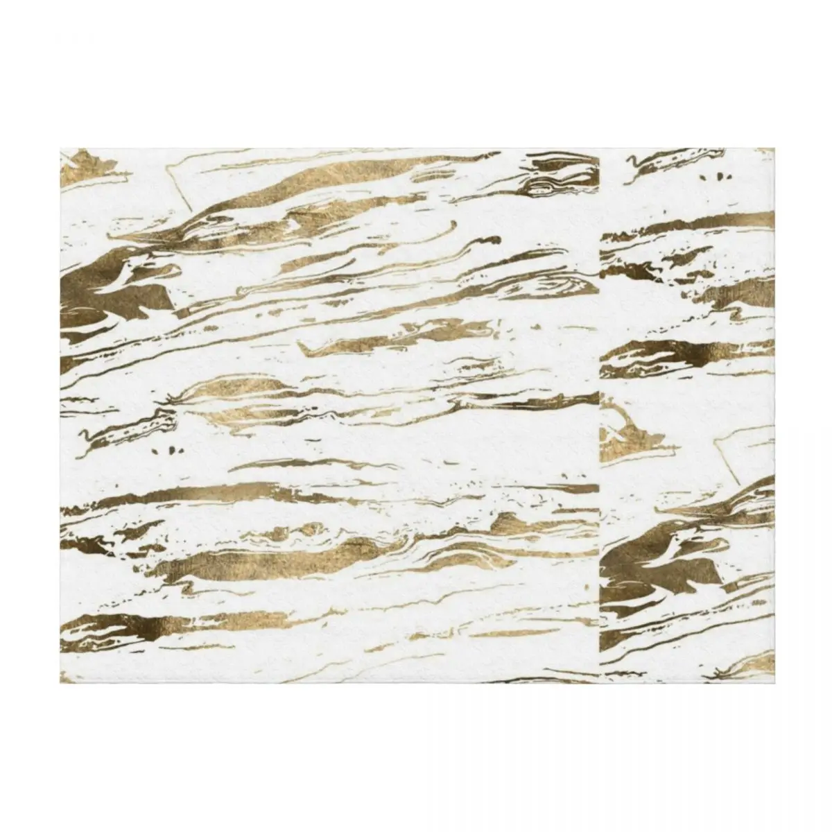 

Gold abstract marbleized paint Throw Blanket For Sofa Thin for sofa anime Thin Blankets