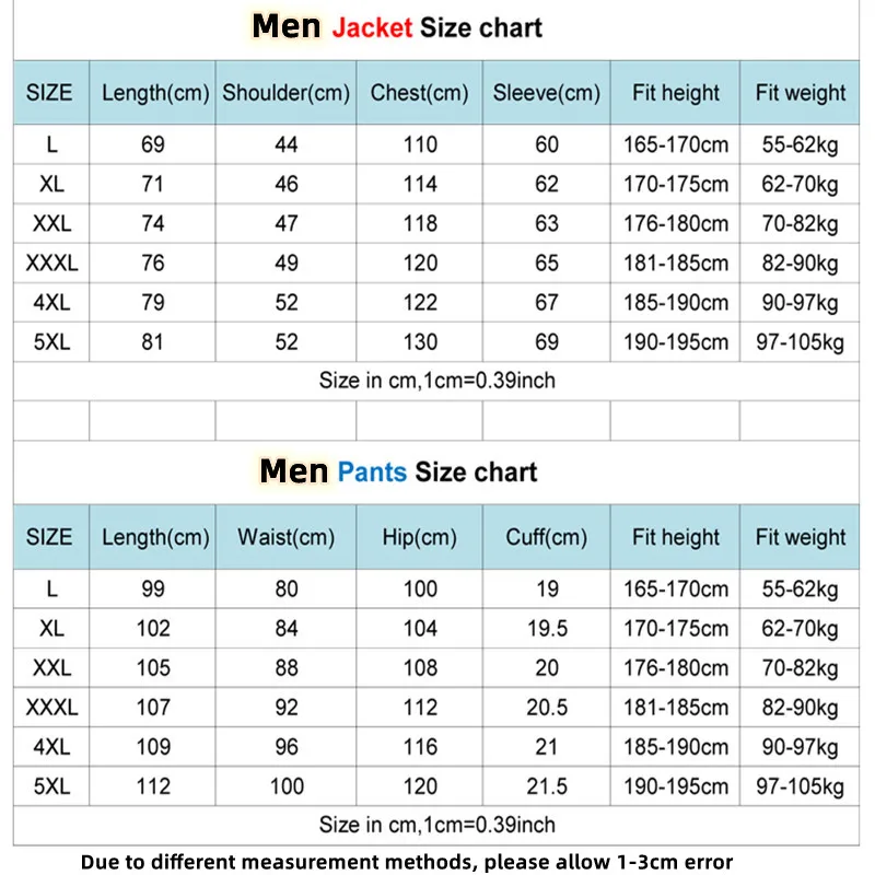 Men\'s Autumn Jacket Suit Spring Outdoor Hiking Jacket Pants Travel Camping Sportswear Windbreak Climbing Trekking Coat Male 5XL