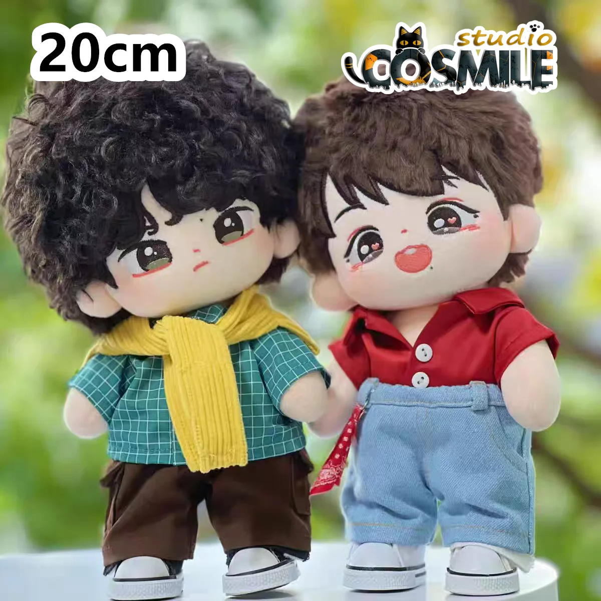 The Untamed Star Idol Yibo Xiao Zhan Little Prince Red Casual Fashion 20cm Plush Doll Accessories Doll's Clothes BJYX GG