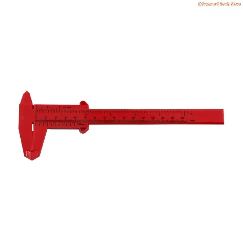 150mm Plastic Vernier Caliper Including Inch and MM Double Scale Marking For Precise Dimensioning W91B