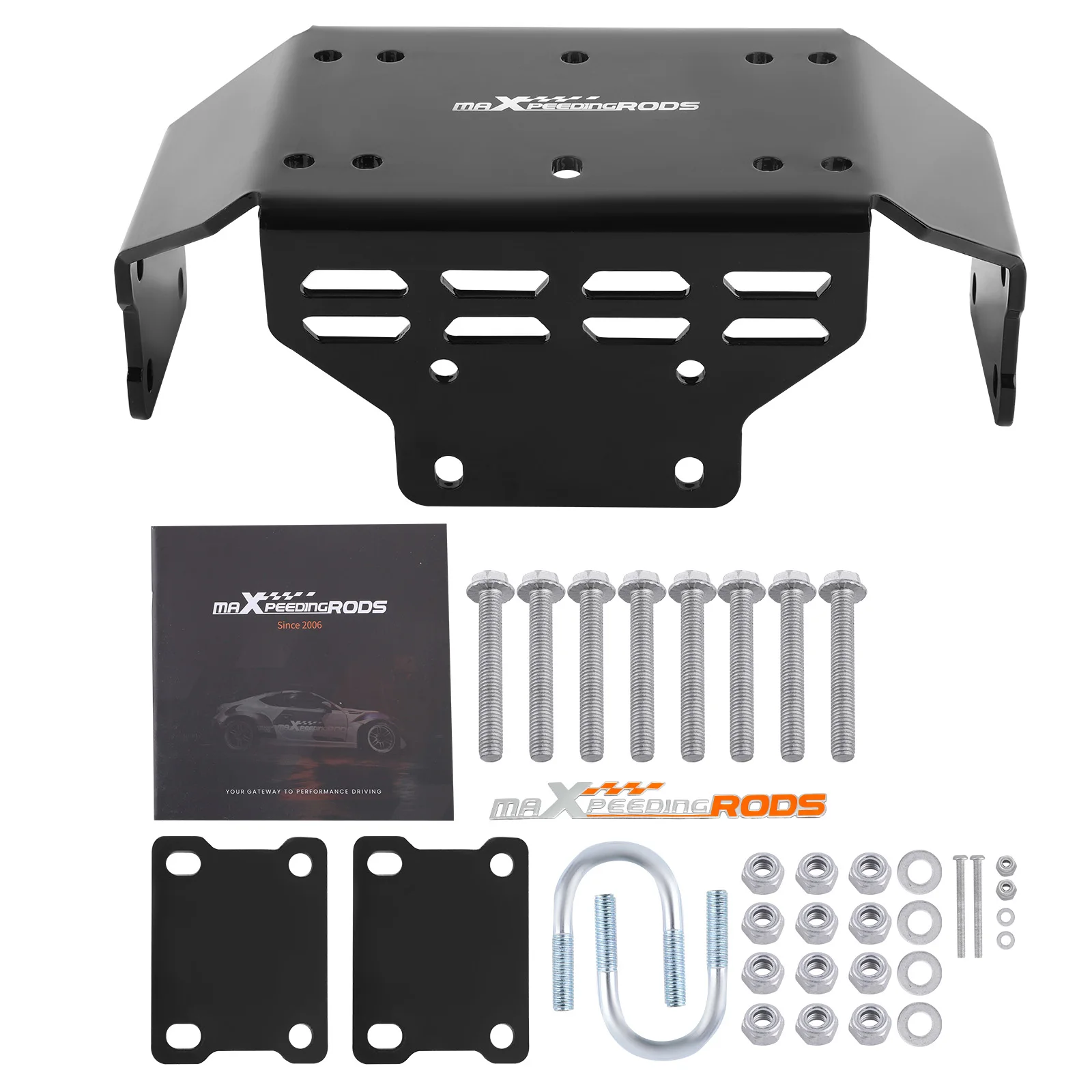 

Winch Mounting Bracket Plate Accessoriest for 2015-2023 HONDA PIONEER 500 Standard 4-Hole 3"x4 7/8" (76mm x 124mm),