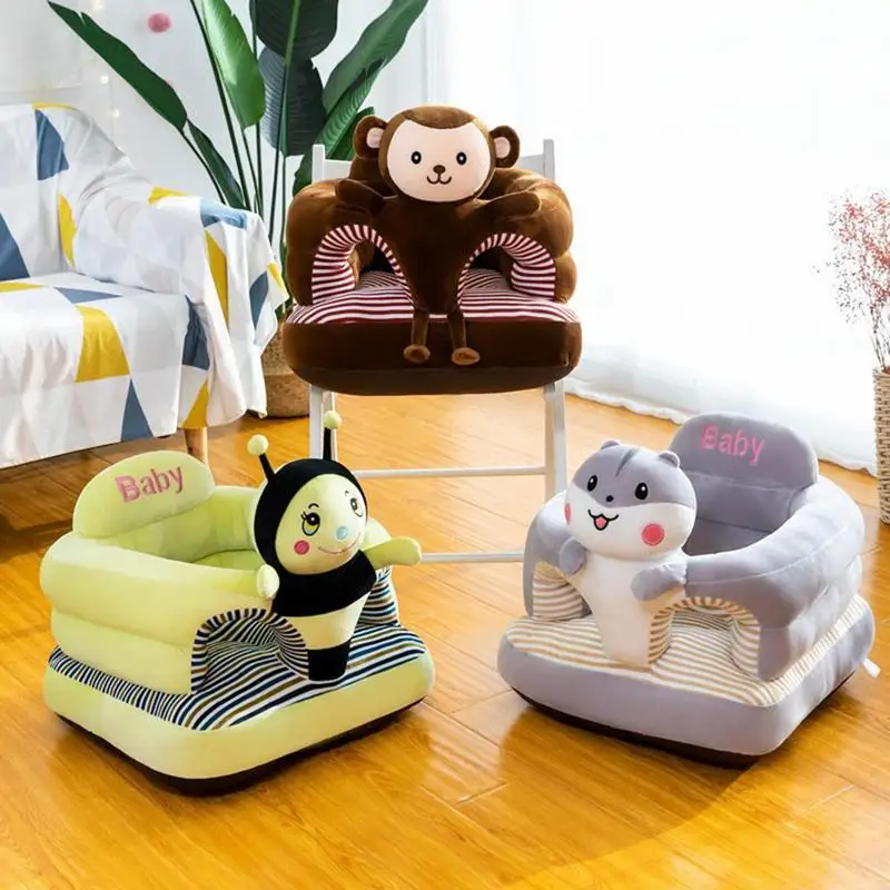 Toddler Support Seat Animal Shaped Sofa Support Sitting Seat For Toddler Plush Floor Seats Toddler Sit Up Chair For Children