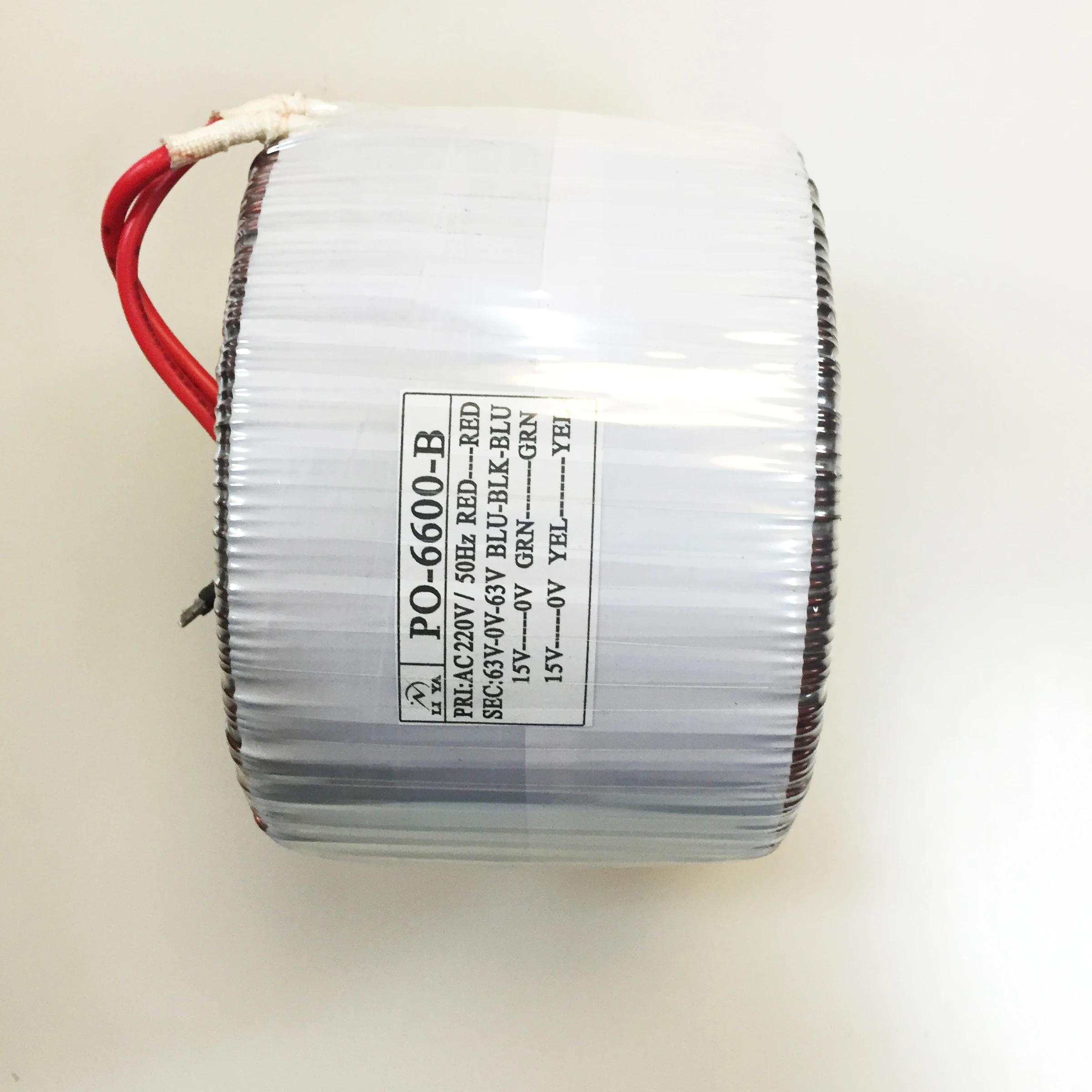 800W toroidal transformer 220V to 63V/15V low frequency isolation single-phase cattle pure copper amplifier transformer