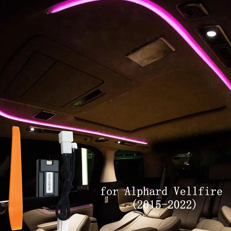 For Alphard Vellfire 30 Series Color Changing Roof Modules Lights Up When Driving Changes Color Automatically Accessories