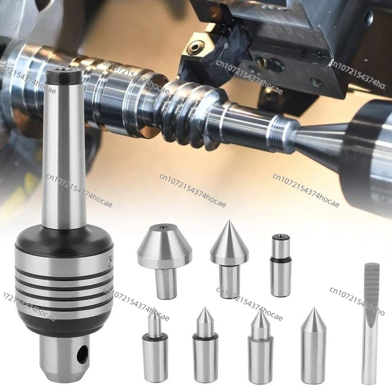 Plug-in rotary top replacement thimble No. 2/No. 3/No. 4/No. 5, lathe rotary top 7 pcs