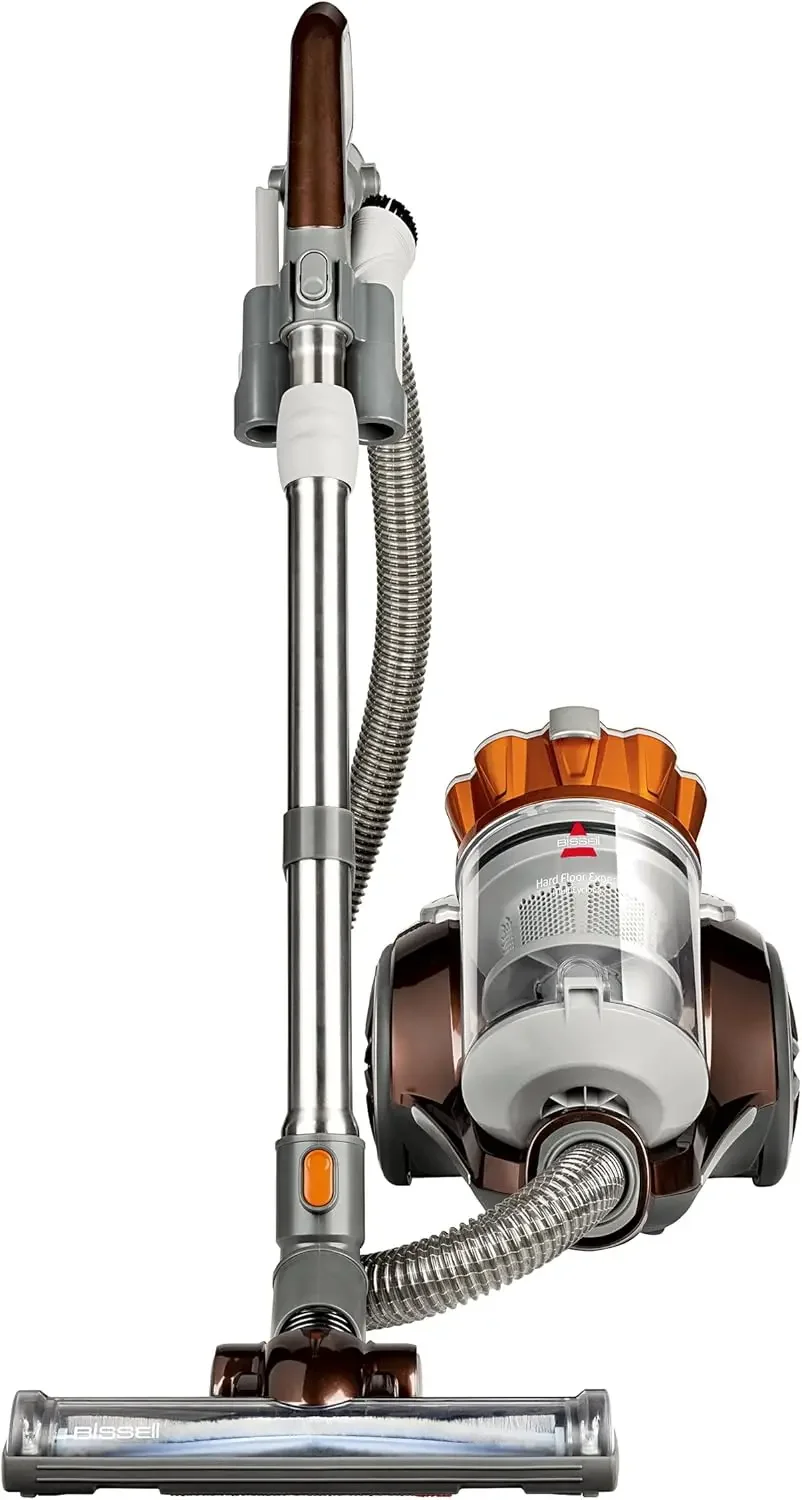 Hard Floor Expert Multi-Cyclonic Bagless Canister Vacuum, 1547 -Corded Burnt Orange,Multi-Cyclonic Technology for excellent