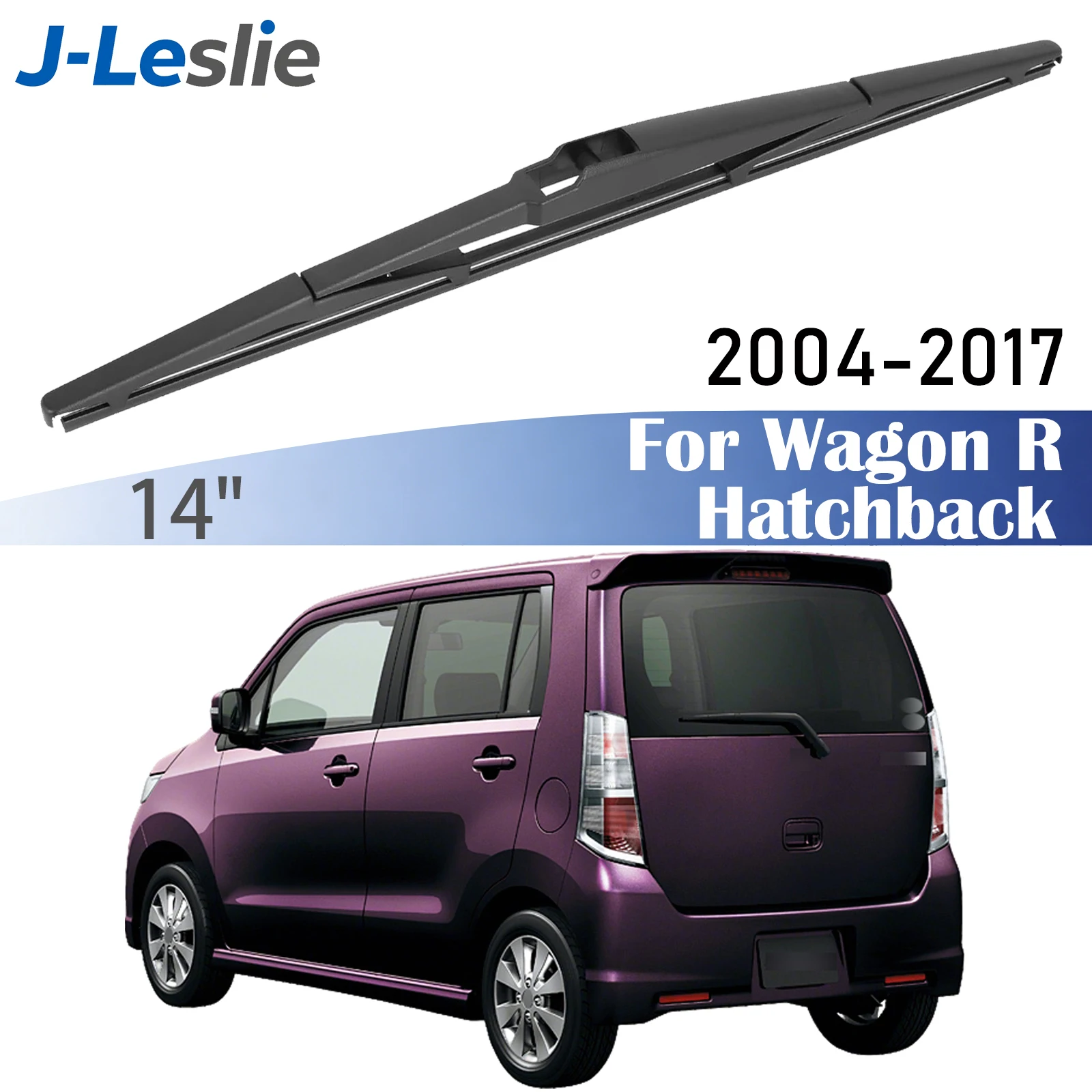14-Zoll-Heckwischerblatt für Suzuki Wagon R Hatchback 2004–2017, Windschutzscheibenwischer, Fensterreiniger, Regenbürsten, Zubehör scheibenwischer Hinten Heckwischerarm