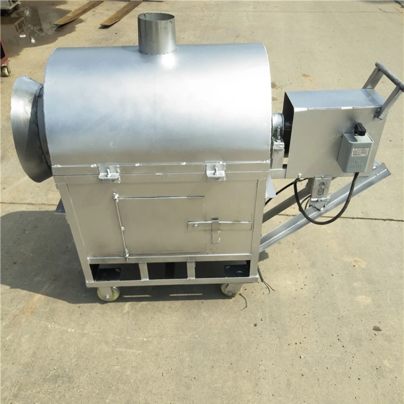 10Kg thickened coal gas multi-functional frying machine Fried melon seed machine Fried chestnut machine