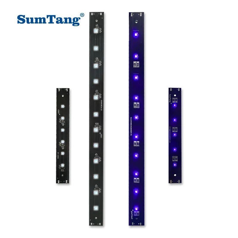 SumTang High Radiation Power UVC LED Strip Module 5V 12V 24V 265-285nm 2.5W 5W 6W 8W 12W 18W 24W for UV Disinfecation Equipments