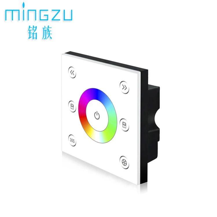 RGB controller P3 touch panel LED light with colorful change 5050 full color light box dimming switch 12V