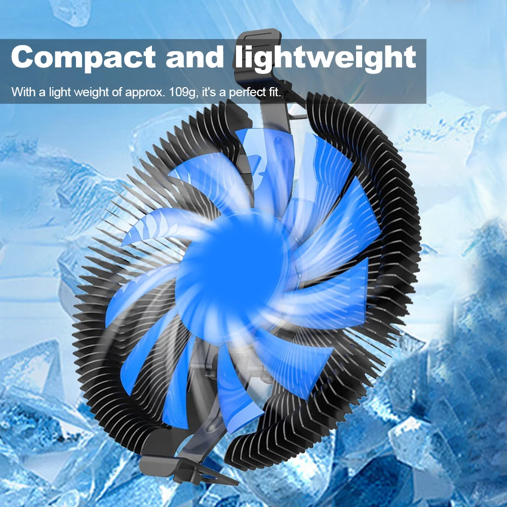 CPU Cooler Fan PWM 3 Pin PC Case 8CM 2700RPM CPU Cooling Fan for Intel LGA 1700 1200 155X AM3 AM4 Computer Case Fan Radiator