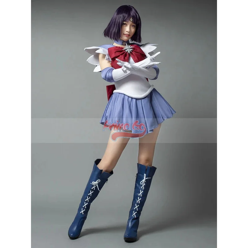 Аниме Сейлор Сатурн Томоэ Хотару Косплей Костюм Платье Взрослых Женщин Хэллоуин Наряд mp 000307