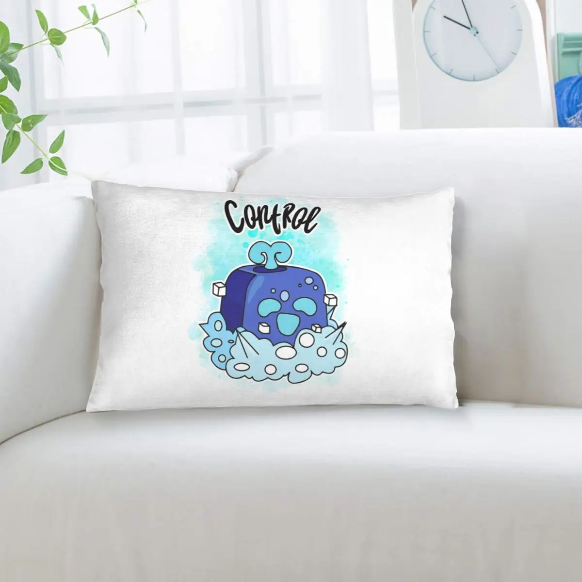 Control Blox Fruits Rectangle Pillowcase Cushion Cover Decorative Bedroom Bed Home Comfort Throw Pillow