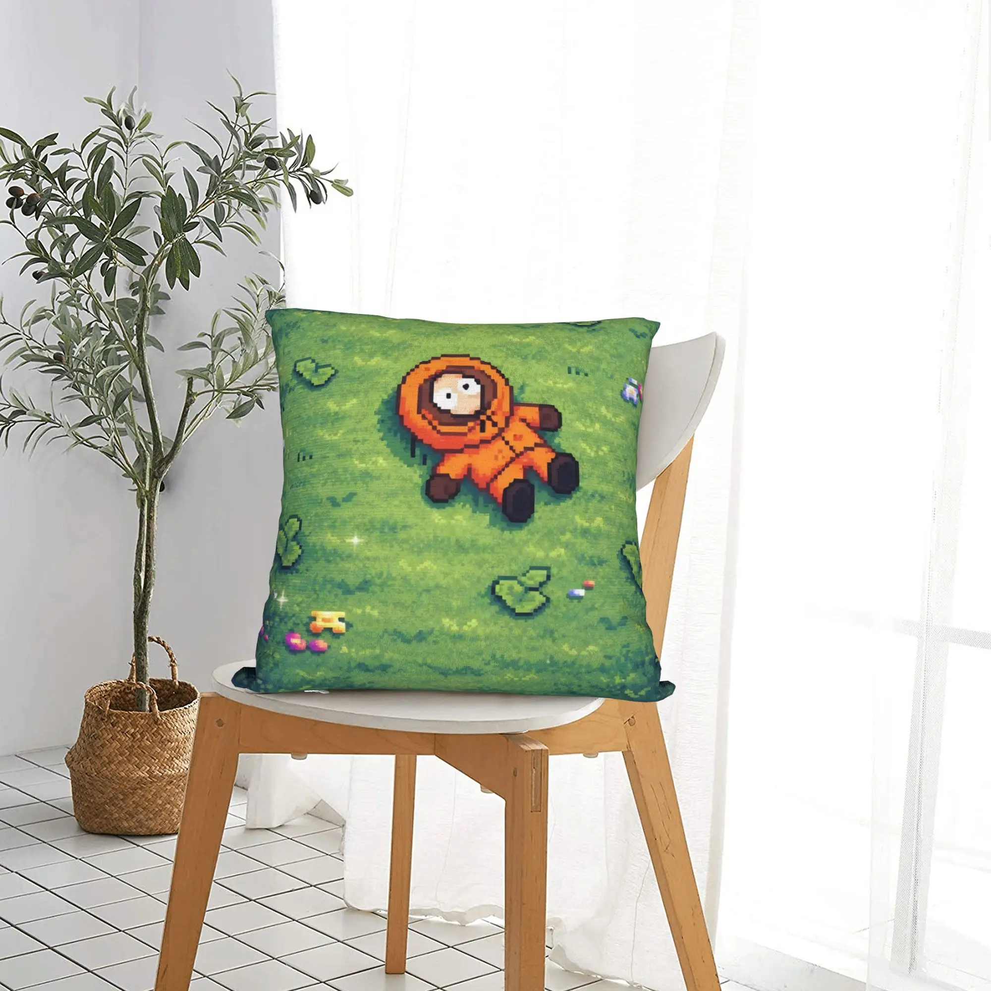 Souths Parks Cartoon Pillowcase Printed Cushion Cover Decorative  Pillow Case Cover Sofa Zippered