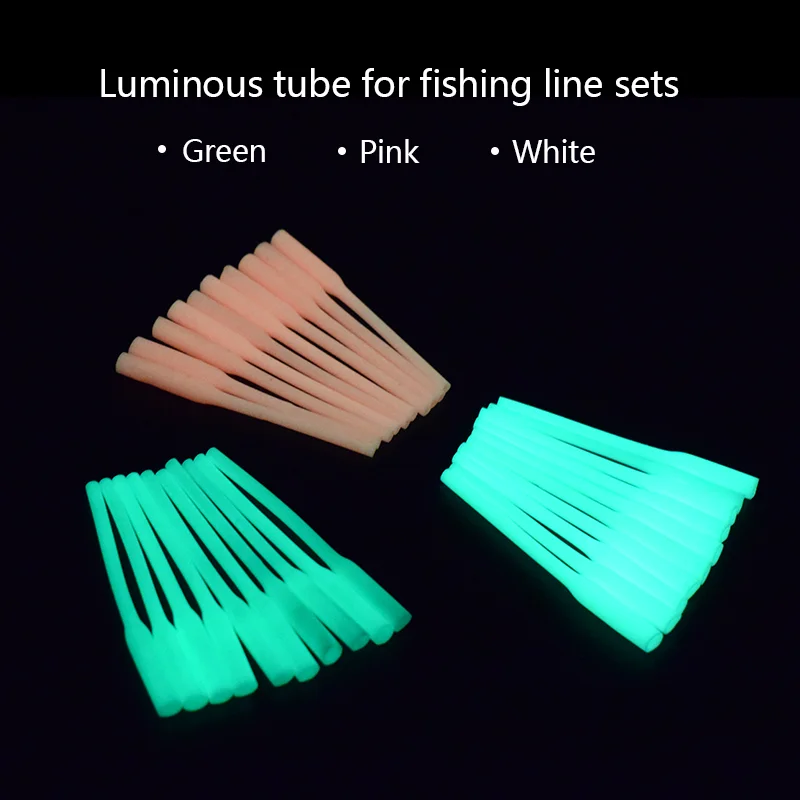Manga luminosa para sedal de pesca: goma multicolor nocturna - imagen 2