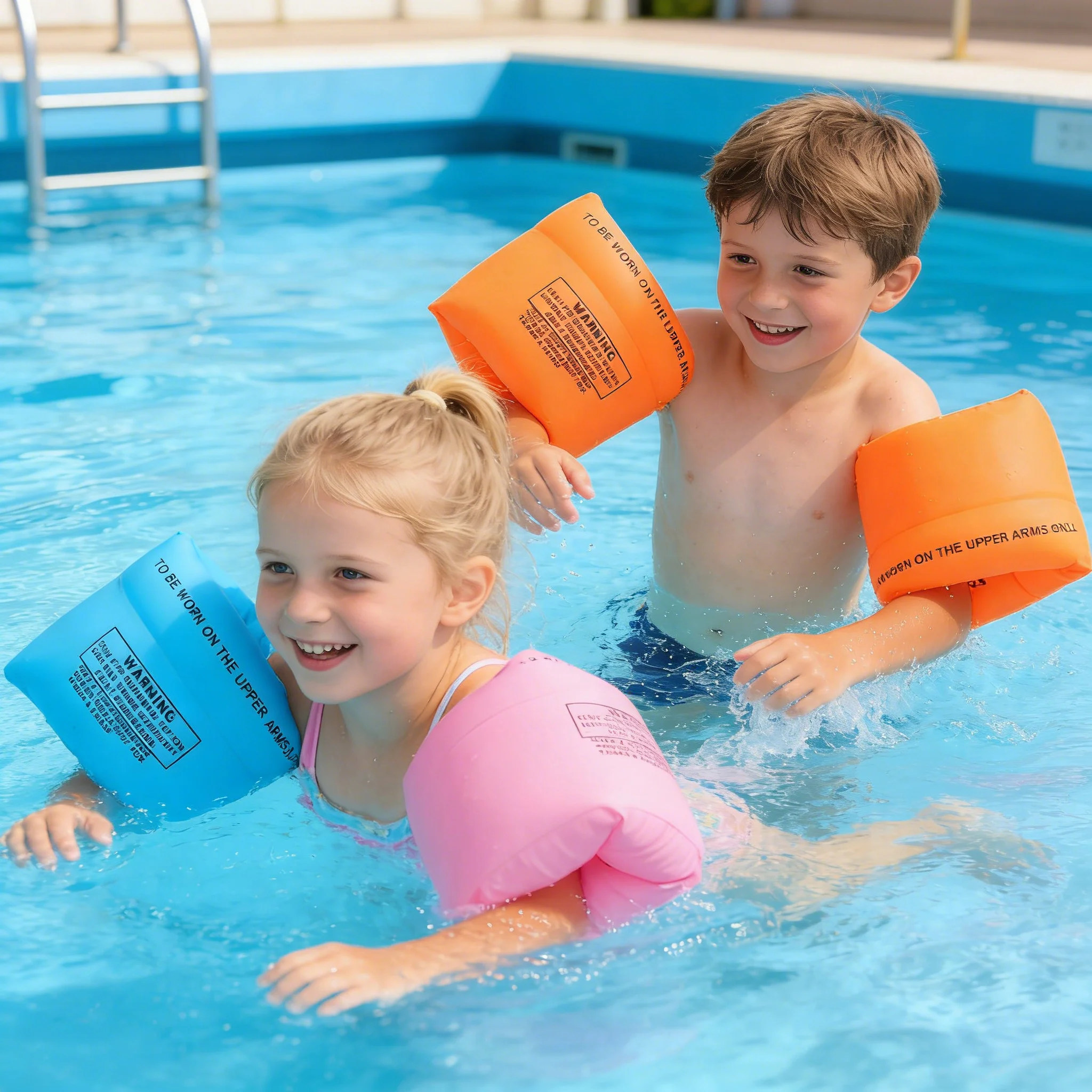 

Набор из 6 надувных нарукавников для детей и взрослых | Нарукавники для плавания для детей от 3 до 12 лет, плавательные нарукавники для веса от 30 до 150 фунтов, надувные нарукавники для бассейна