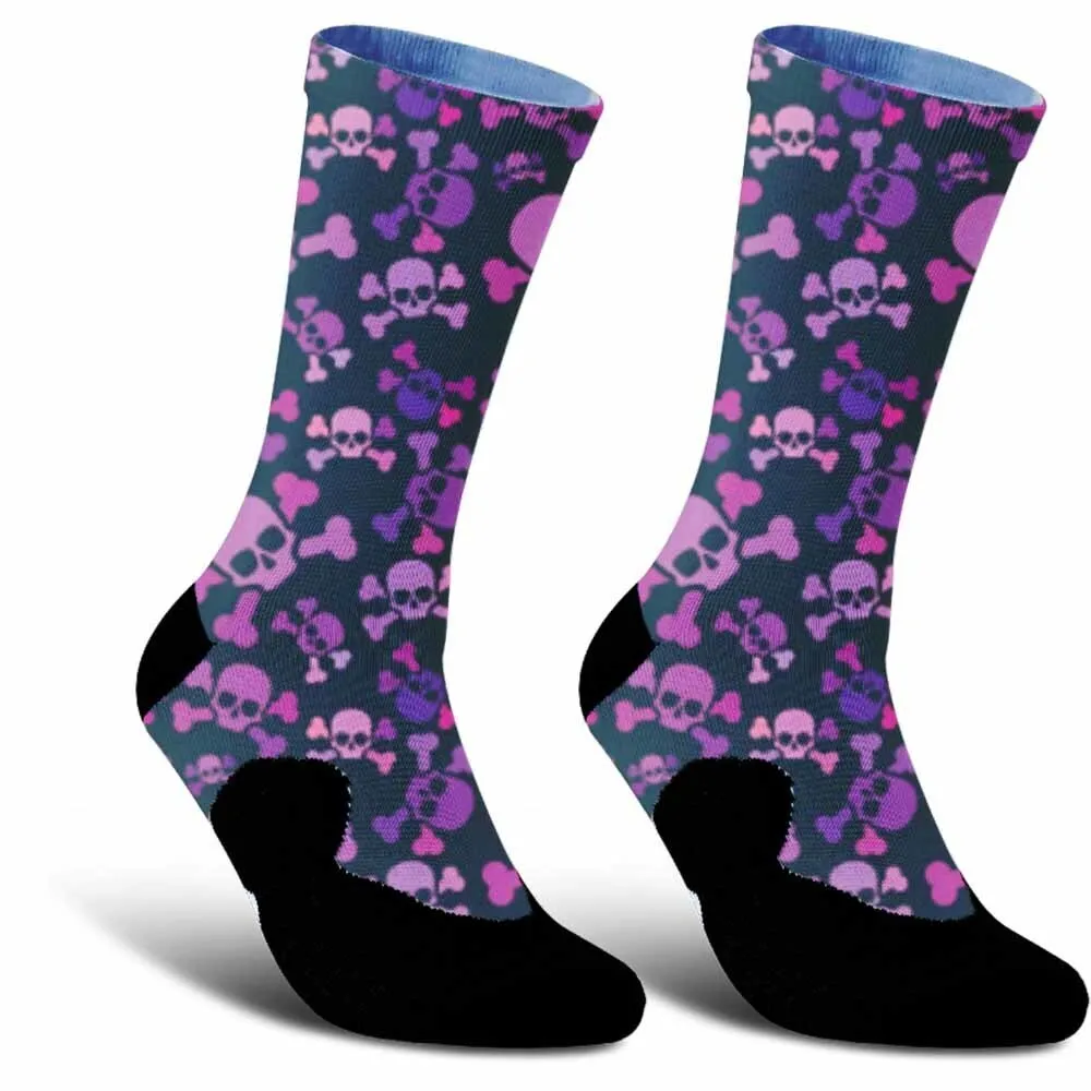 Calzini da ciclismo sportivi deliziosi con motivo a ciambella con una varietà di modelli alla moda tra cui scegliere, traspiranti, unisex