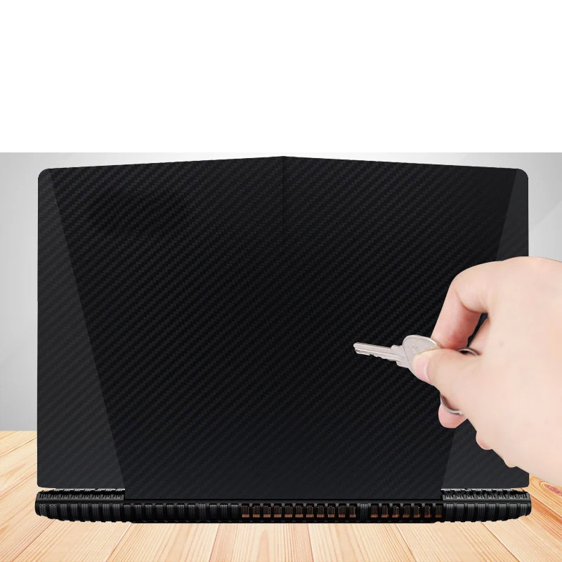 KH-pegatina de cuero de serpiente de cocodrilo de fibra de carbono para portátil, cubierta protectora de piel para Lenovo Legion Y520 R720, 15,6 ", lanzamiento en 2017