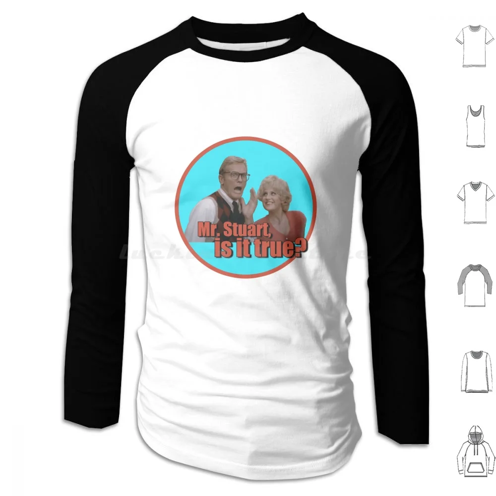 Grease 2-Reproduction Mr. Stuart Decal Hoodie cotton Long Sleeve Mr Stuart Tab Hunter Grease 2 Sequel Reproduction