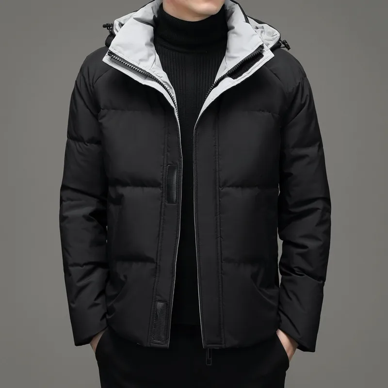 2023 winter Men\'s 90% White Duck Down coat fashion keep warm Winter Down Jackets men Winter Coat Men Casual thicken Jacket M-4XL