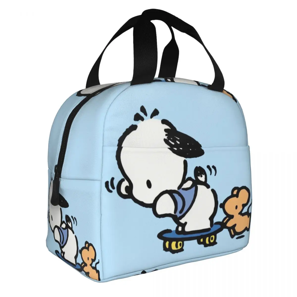 Cute Dog Food Pouch Sanrio Plchacco Grils Reusable Weekend Picnic Travel Storage Bags Durable Waterproof