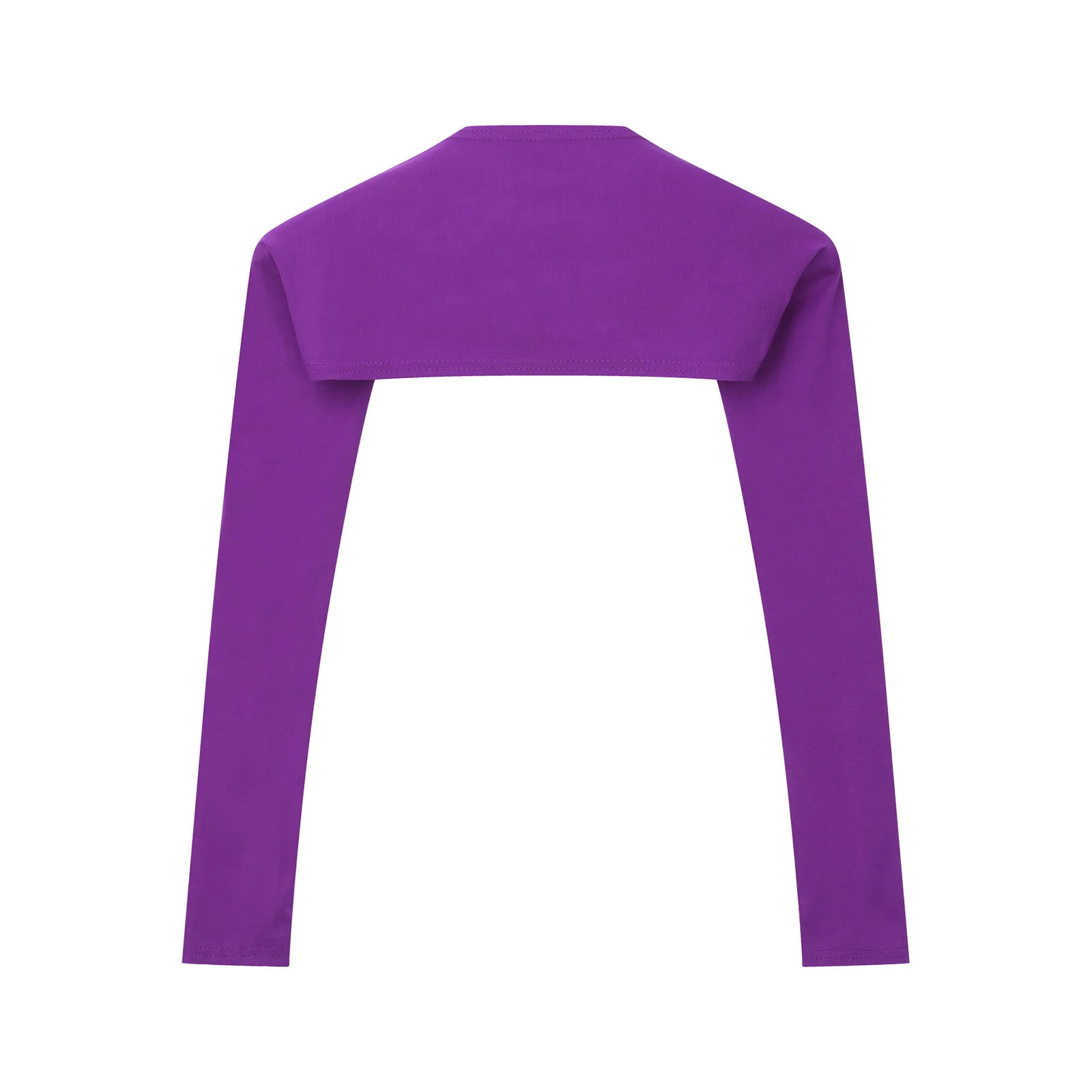 Womens Solid Color Cardigan Tops Long Sleeve Open Front Crop Top Casual Cardigan Sports Yoga Dance Bolero Shrug Tops