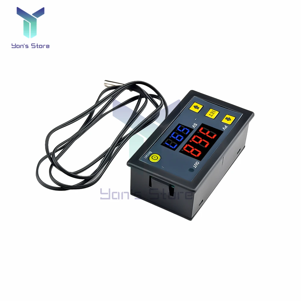 W3230 Mini Digital Temperature Controller 12V 24V 220V Thermostat Regulator Heating Cooling Control Thermoregulator With Sensor