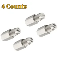 4 Uds adaptador espaciador de Sensor comprobar luz del motor CEL mini catalizador O2 adaptador espaciador de Sensor M18X1.5