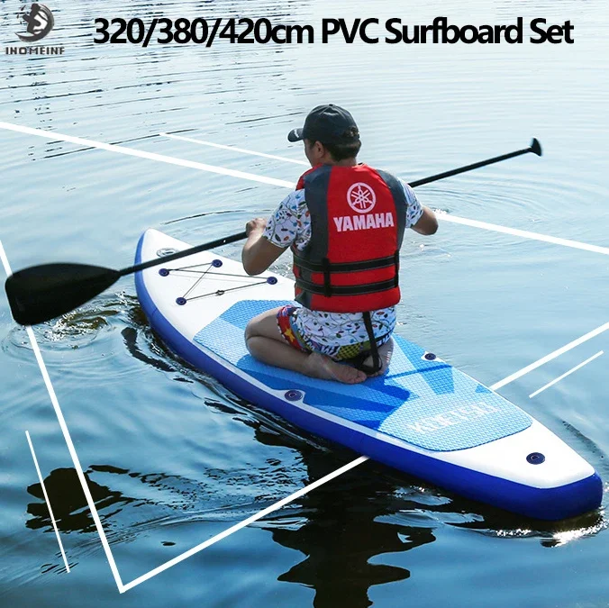 New KOETSU 320/380/420cm Inflatable Sup Stand Up PaddleBoard Surf Board Set Yoga Board Competitive Paddle Board Longboard