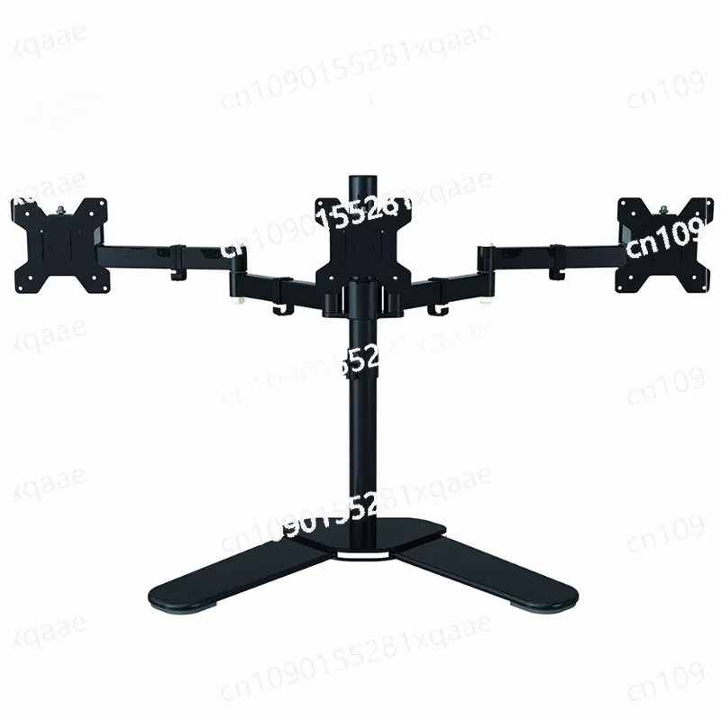 Adjustable Three Arm LCD LED Display Bracket Desktop Mounting Bracket with 180 Degree Pull-out Rotating Arm ML6463