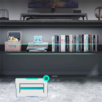 K Shaped PC Desk Gaming Table Simple Laptop Desktop Computer Desks Bedroom Desk Table for Learning and Reading Home Office Desk