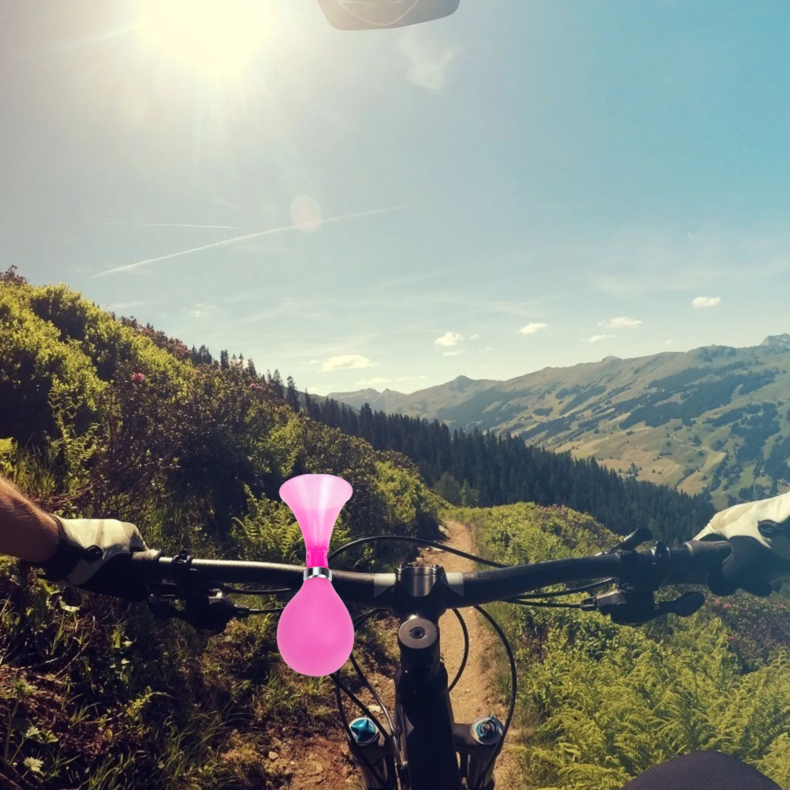 

2 Pcs Cycling Air Horn Bicycle Bike Accessories for Kids Squeeze Child Bugle Bikes