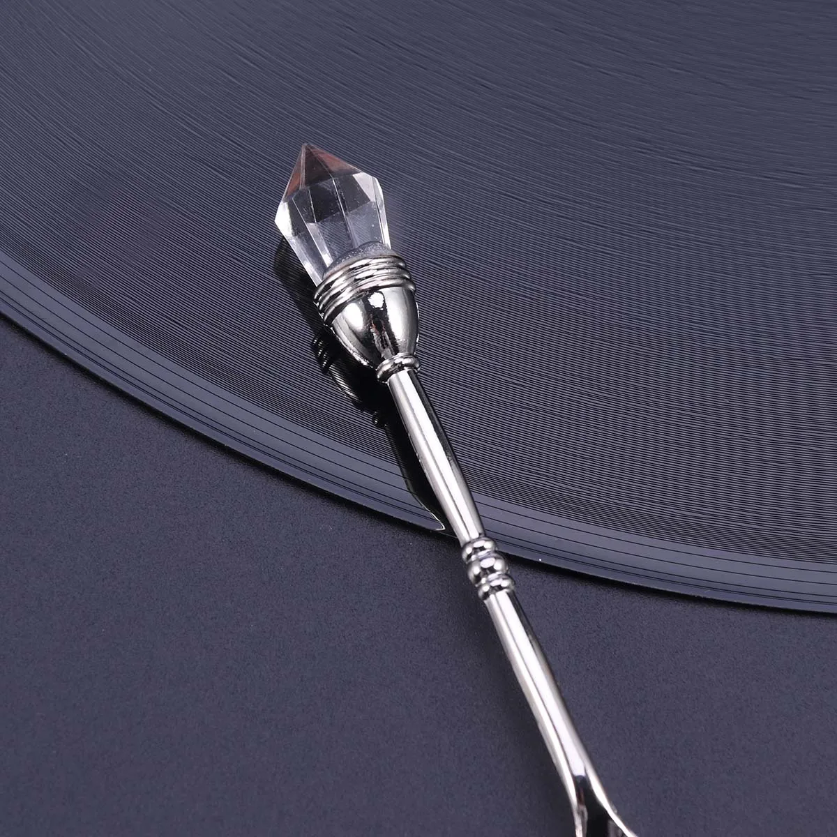 

Кофейная ложка с алмазной головкой, бронзовая ретро-ложка для перемешивания для коктейля, чая, латте, креативный барный инструмент, подарок для кофе