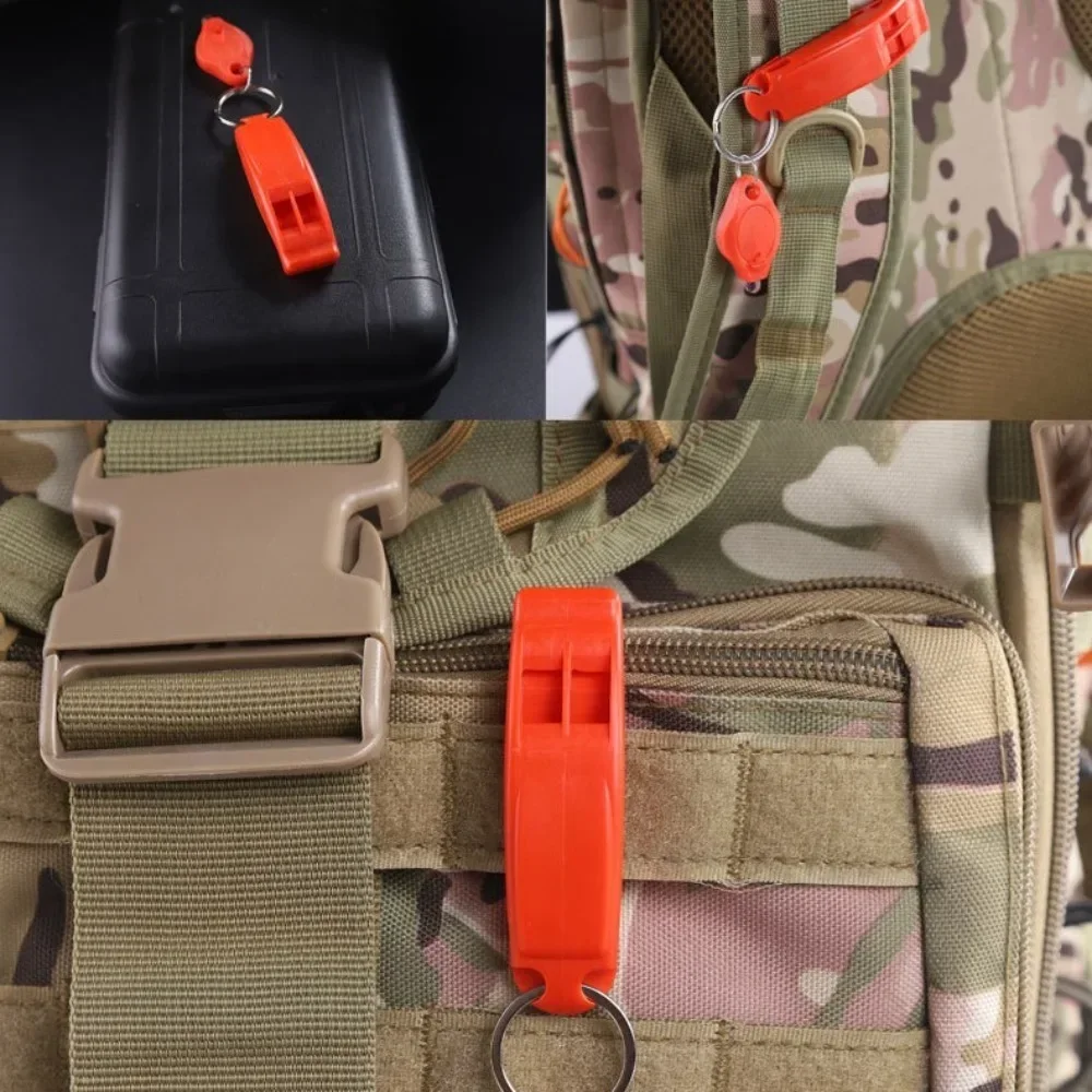 

Outdoor Survival Whistle Camping Hiking Rescue Emergency Whistle Diving Football Basketball Match Whistle Anti loss Clip