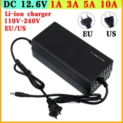 12.6V 1A 3A 5A 10A 18650 21700 Lithium Battery Charger For 12V 3S eries Li-ion Battery Polymer Smart Charger 18650 Battery Pack