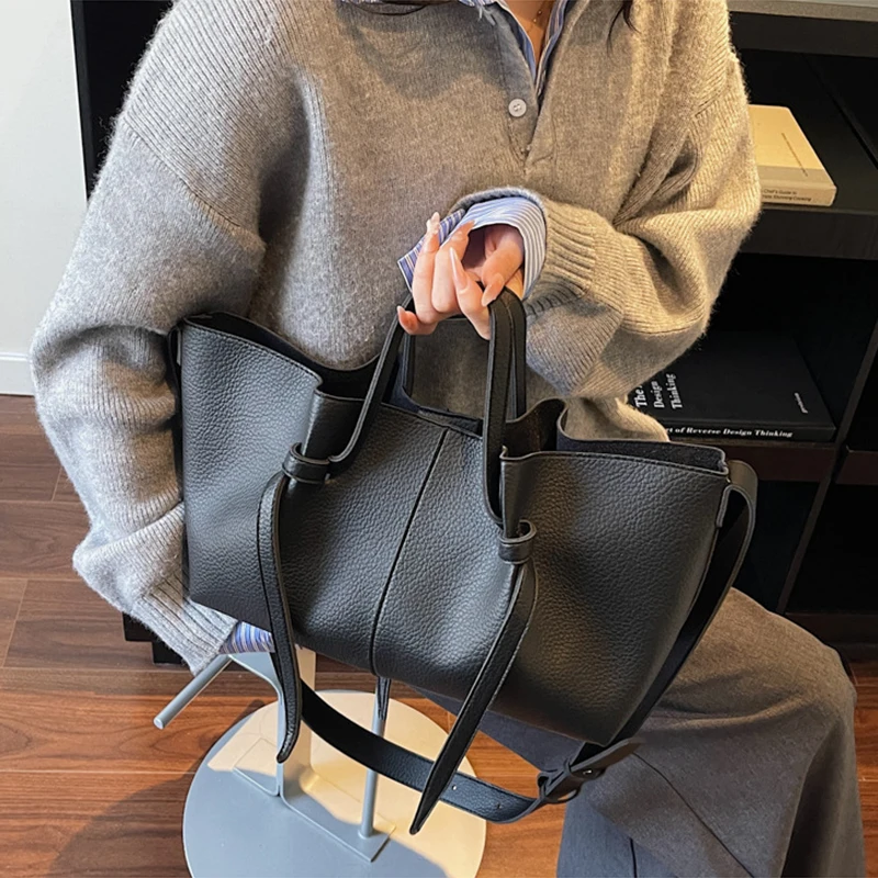 أنيق ذو سعة كبيرة حمل جديد متعدد الاستخدامات مربع الجناح حقيبة ريترو حمل حقيبة مع المدمج في الحقيبة عالية الجودة حقيبة ركاب Crossbody #2