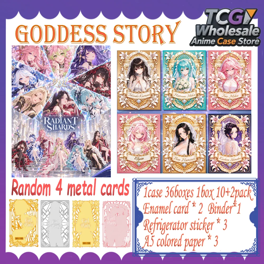 Wholesale 2026 MengKaShe Waifu Goddess Story Cards Series Waifu Booster Box CCG ACG Doujin Toys and Hobby Gift