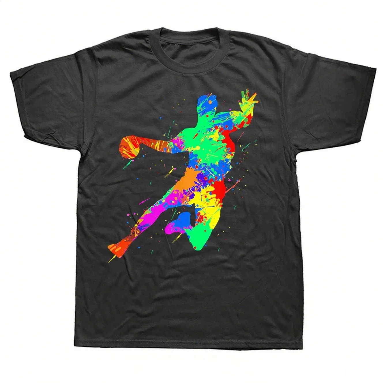 Neuheit Handball Spieler T Shirts Grafik Baumwolle Streetwear Kurzarm Geburtstag Geschenke Sommer Sportler Sport T-shirt Männer