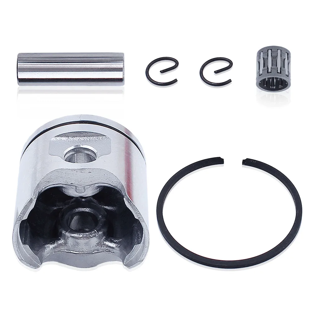 42MM Ring Piston Pin Jarum Bearing Kit untuk Husqvarna 343 F / FR / FRM, 343 R / RX 345 F / FR / FRM 345 R / RX Brushcutters