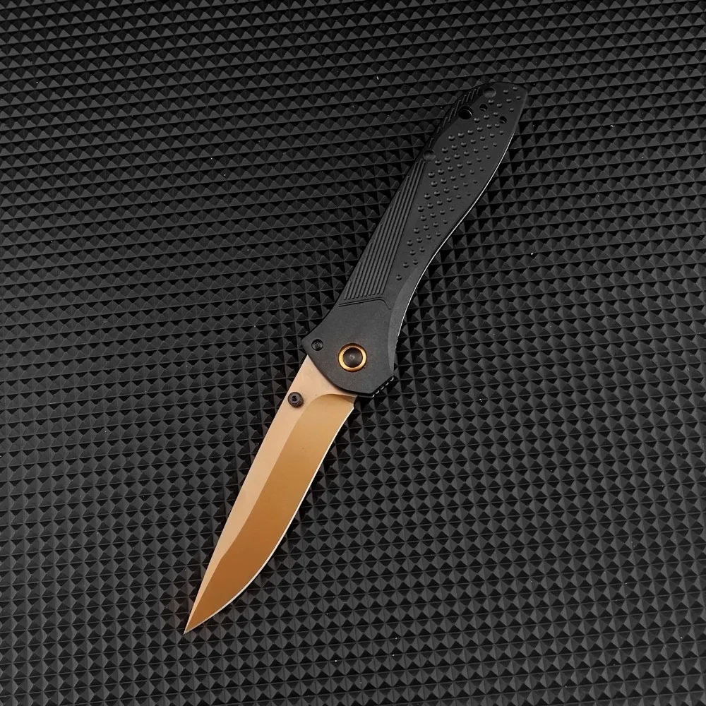 

710FE Легкий прочный походный нож Высокое качество Открытый карманный нож D2 Лезвие Алюминиевая ручка Профессиональный складной нож