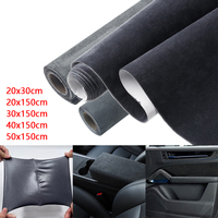 Car Roof Modification Chamois Leather Flannelette Auto Interior Modification AB Pillar Speaker Center Console Decor