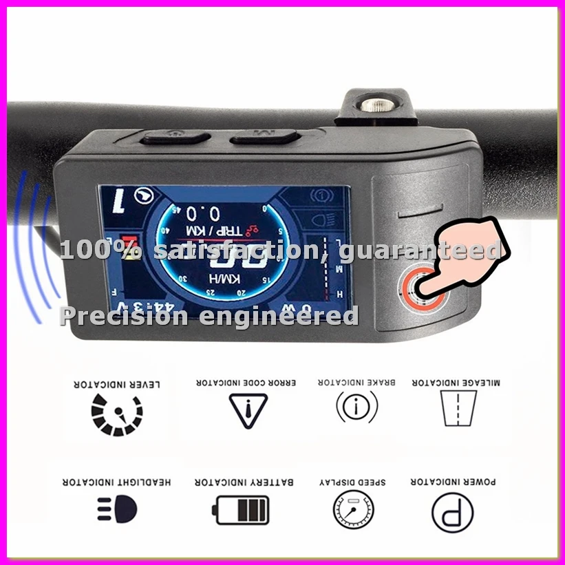 

Цветной TFT LCD-дисплей 24В/36В/48В 500C для электровелосипедов с моторами BBS01 BBS02 G340 G320 Mid Hub Motor-ANKL